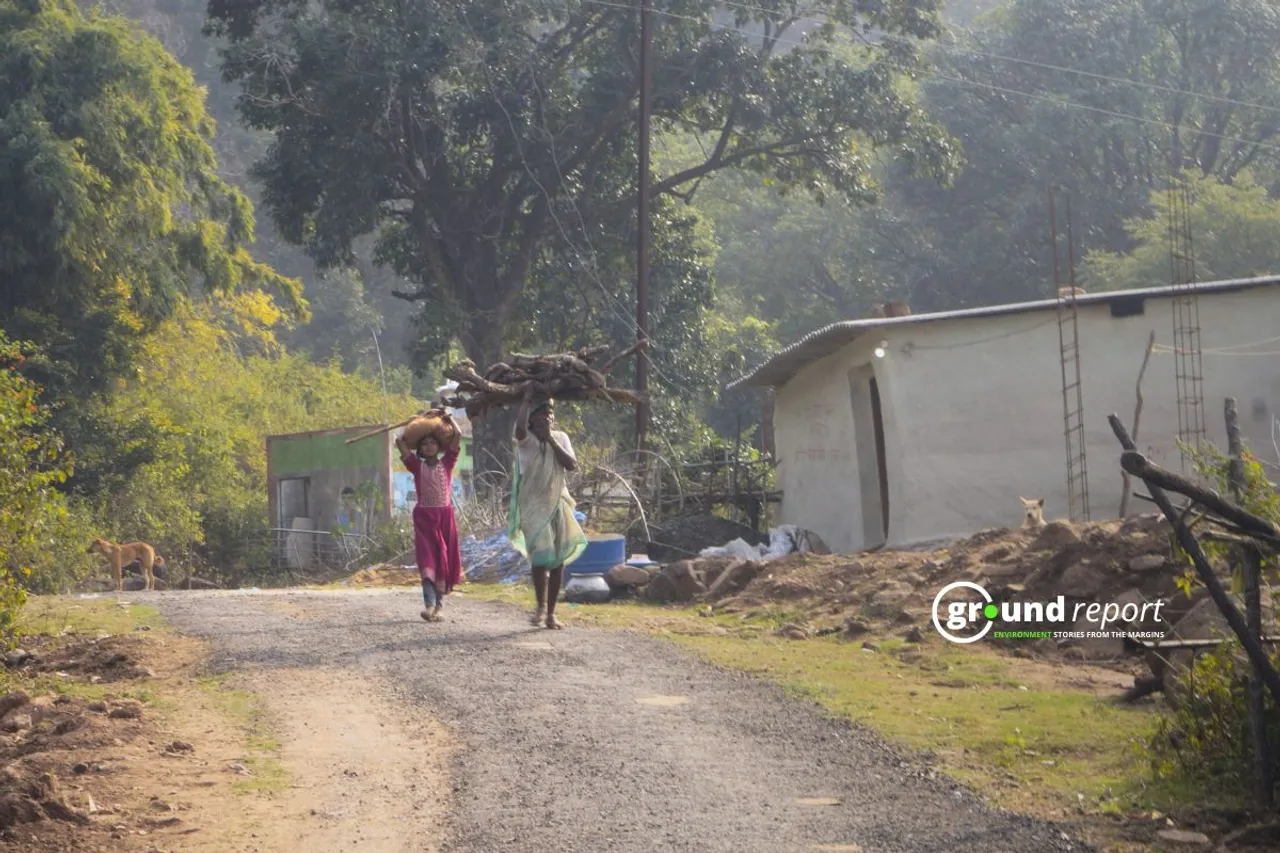 Tribals in Madhya Pradesh Village