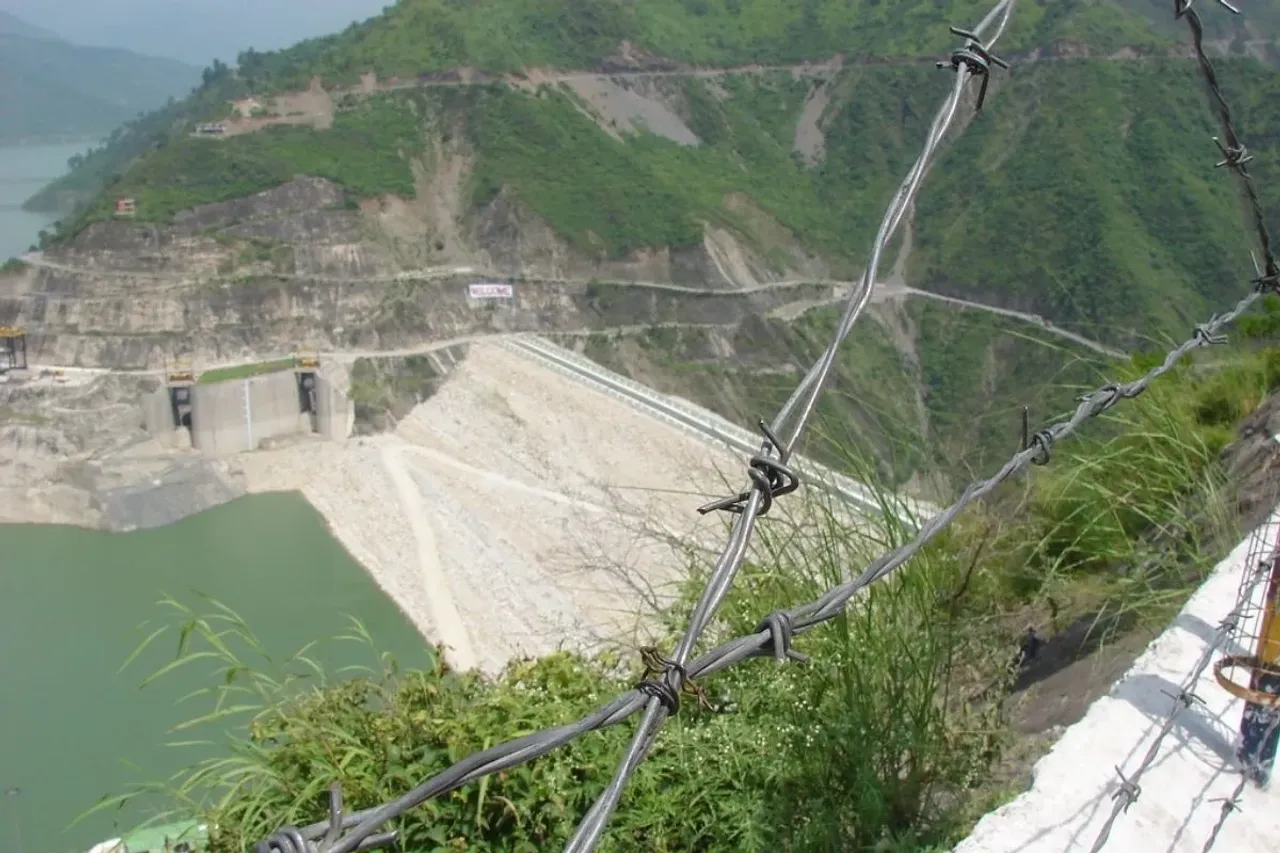 The trapped Bhagirathi river: Tehri dam, Photo Credit: Flickr/India Water Portal