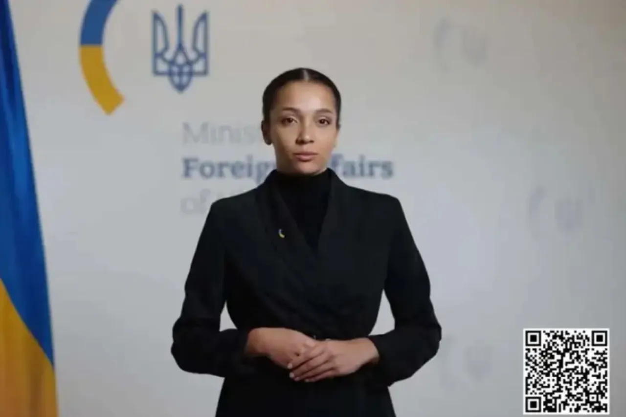 Victoria Shi, the new digital spokesperson for the Ministry of Foreign Affairs of Ukraine | Video capture (X)