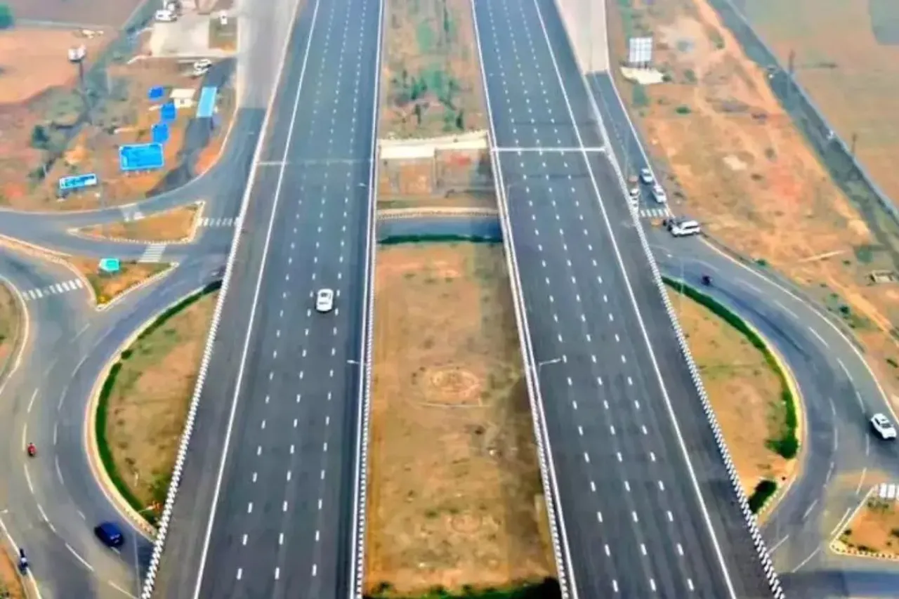 Delhi Mumbai Expressway tree 