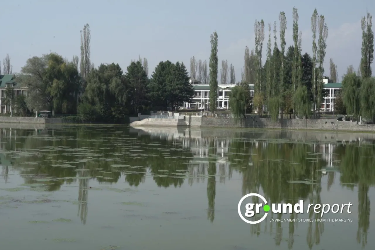 Srinagar Smart cty work in progress and Dal lake