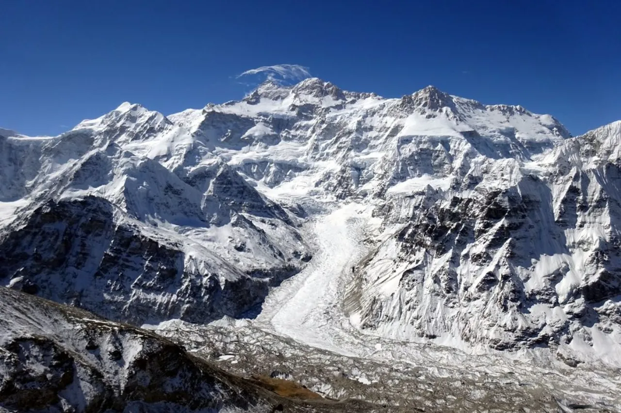 Kangchenjunga and the Kangchenjunga Glacier