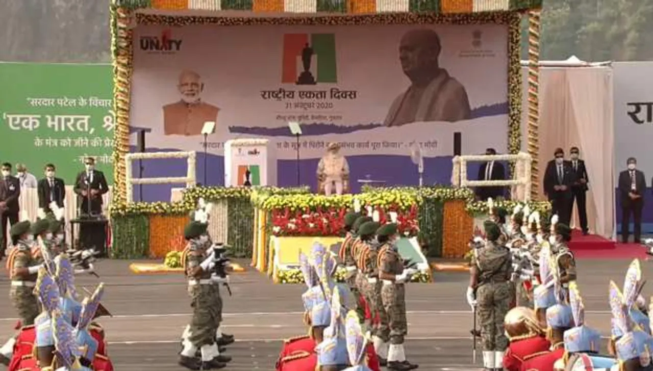 Sardar Patel's birth anniversary: ​​PM Modi joins unity day parade