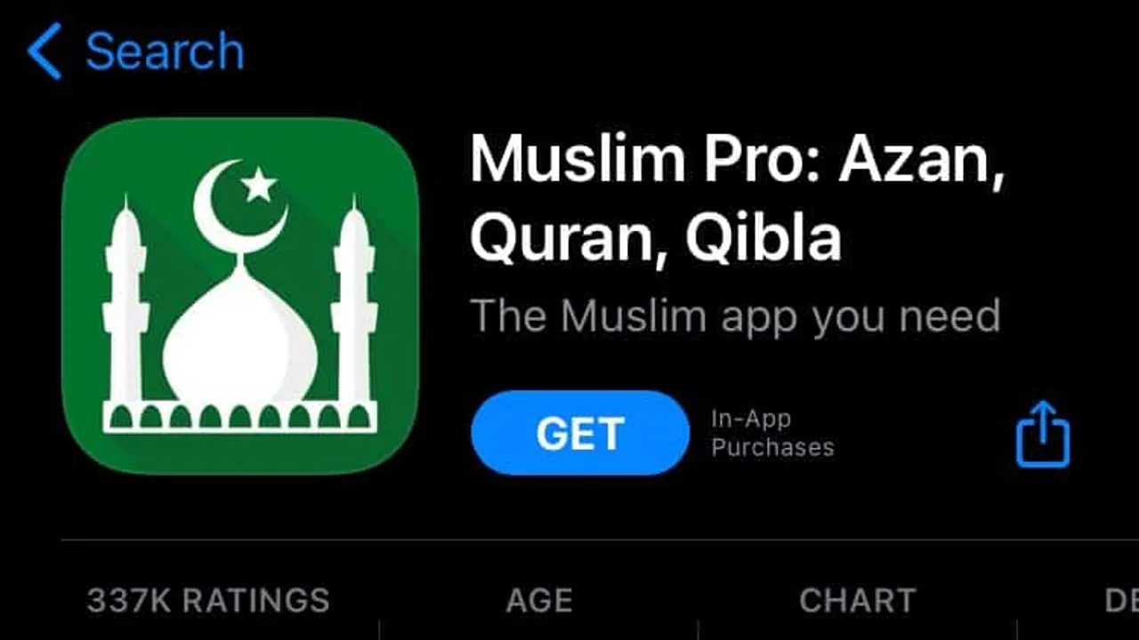 Personal data from Muslim Pro app ‘is ending up with U.S. military’