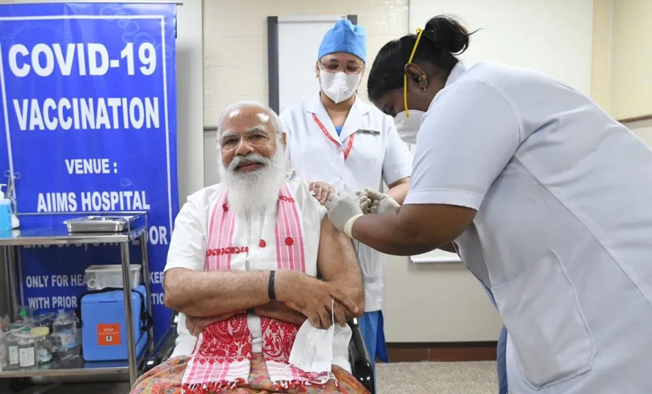 Second phase of covid vaccination begins in India
