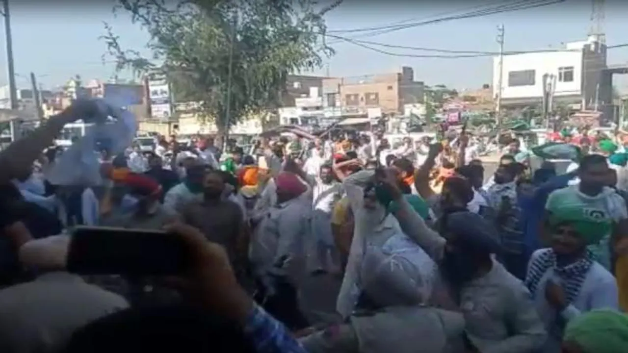 Punjab: Angry farmers beaten and beaten up BJP MLA