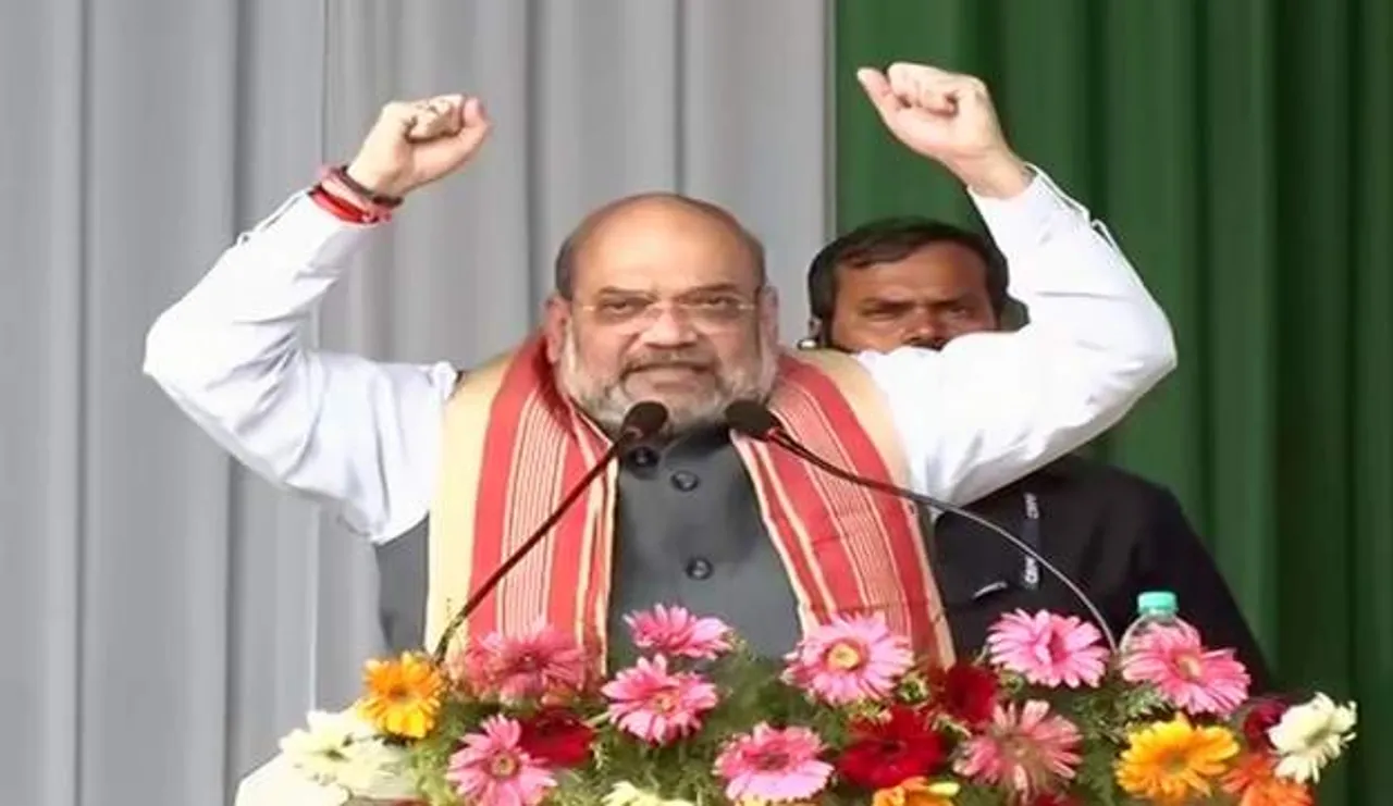 Unable to visit Bengal's Jhargram due to helicopter snag, Amit Shah holds virtual rally