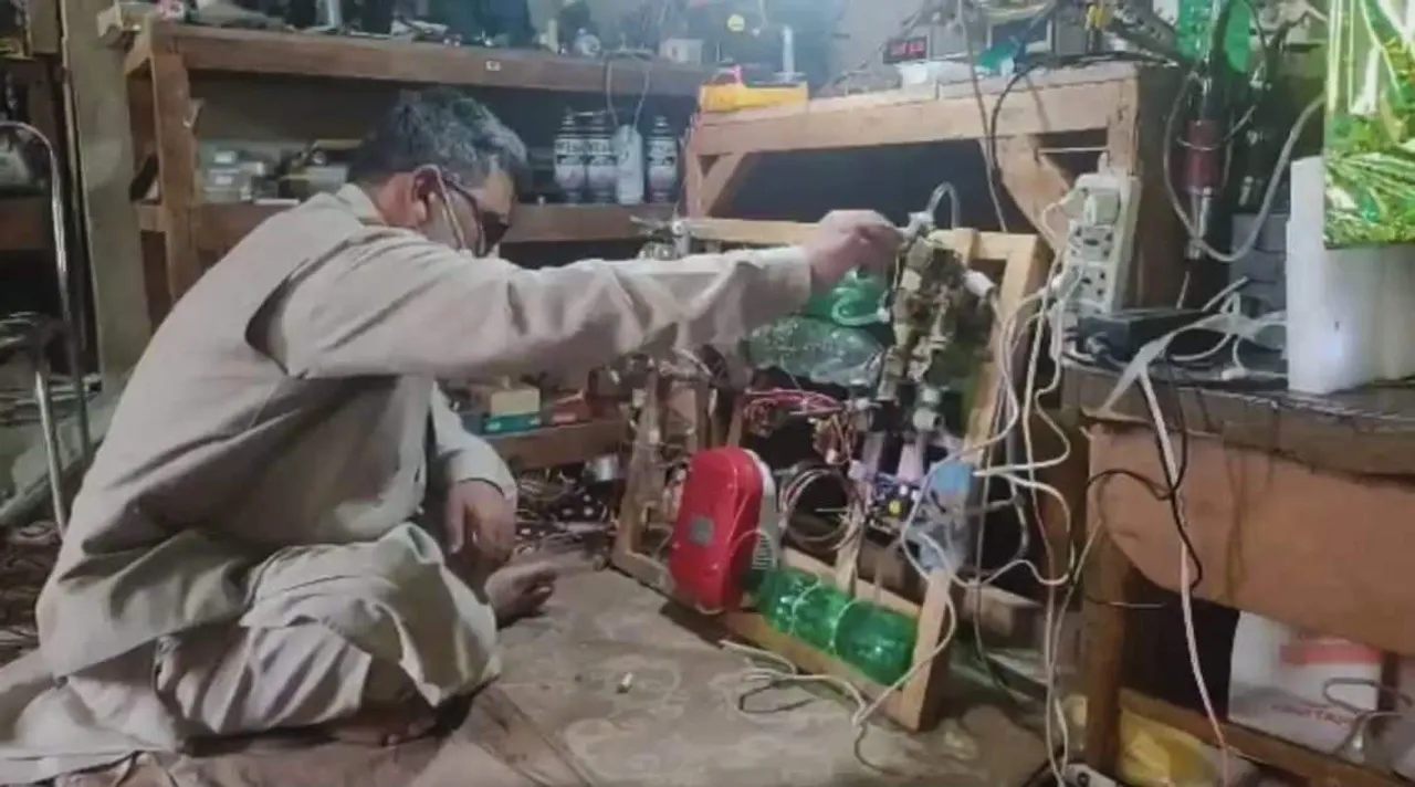 Story of a Man in Kashmir who develops ‘automatic ventilator’