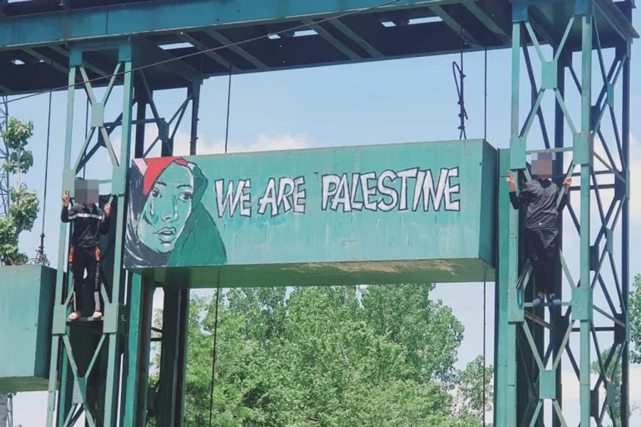 Police arrest artist Mudasir Gul for Palestine mural in Kashmir