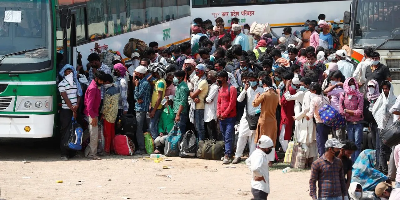 70% migrant labourers remained in home