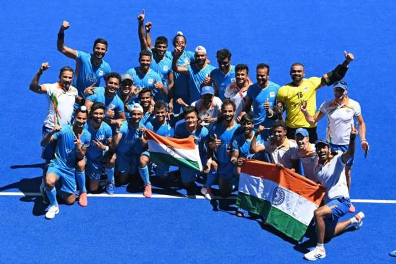 Indian hockey team creates history by winning bronze medal