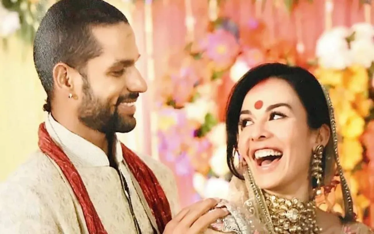 Shikhar Dhawan And Ayesha Mukherjee