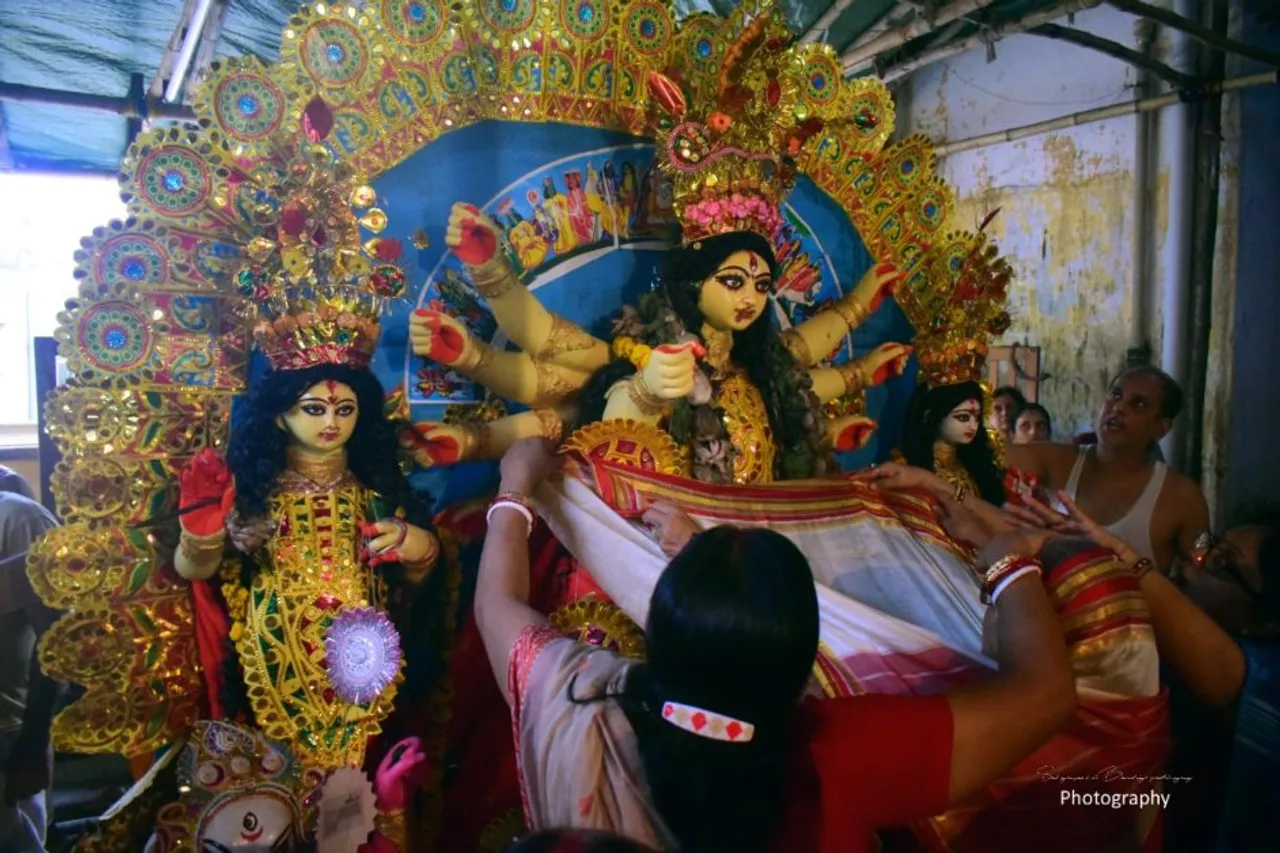 Durga Puja in Traditional Bonedi