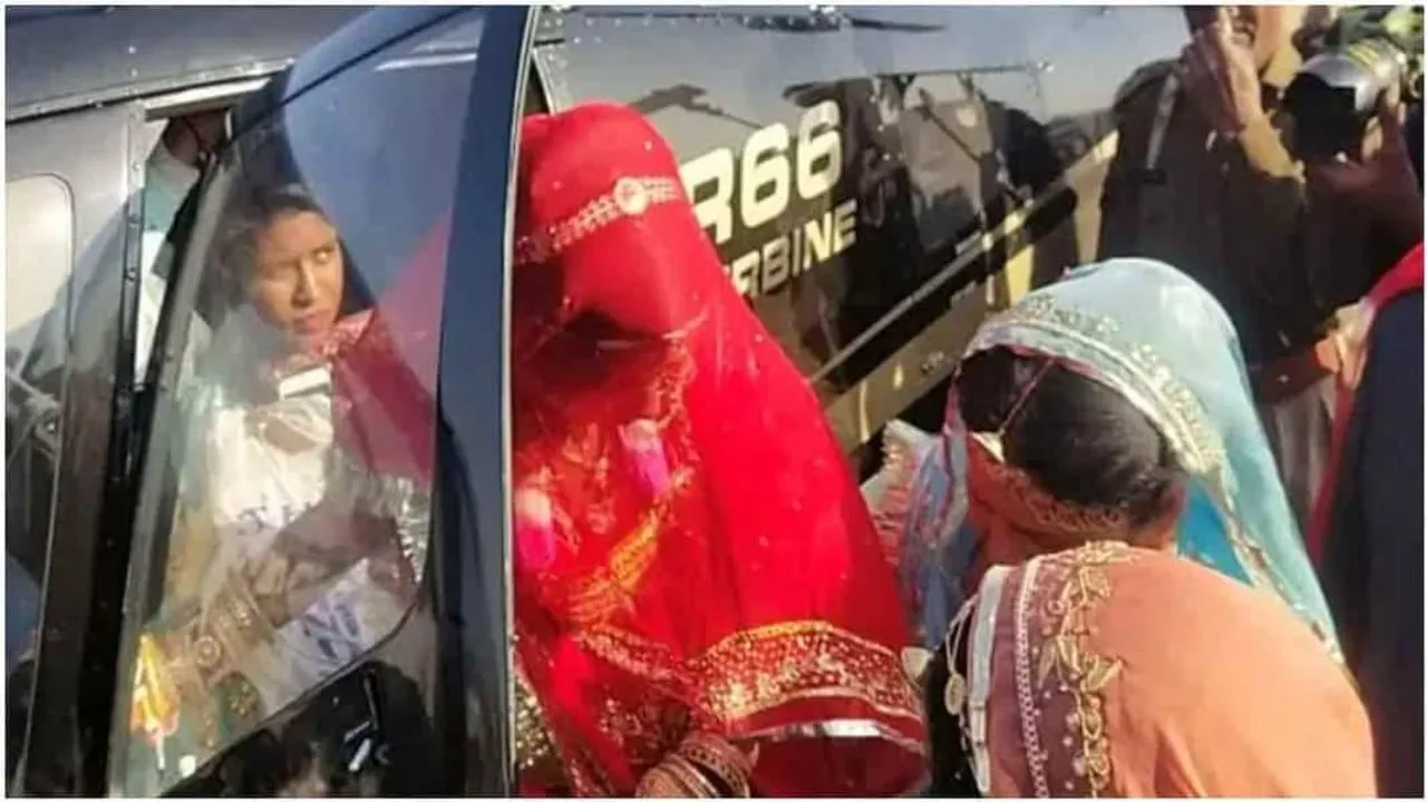 Dalit groom brought bride by helicopter, what the whole story