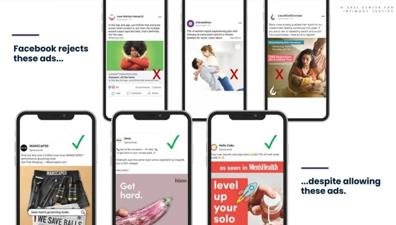 Facebook censors women's health ads