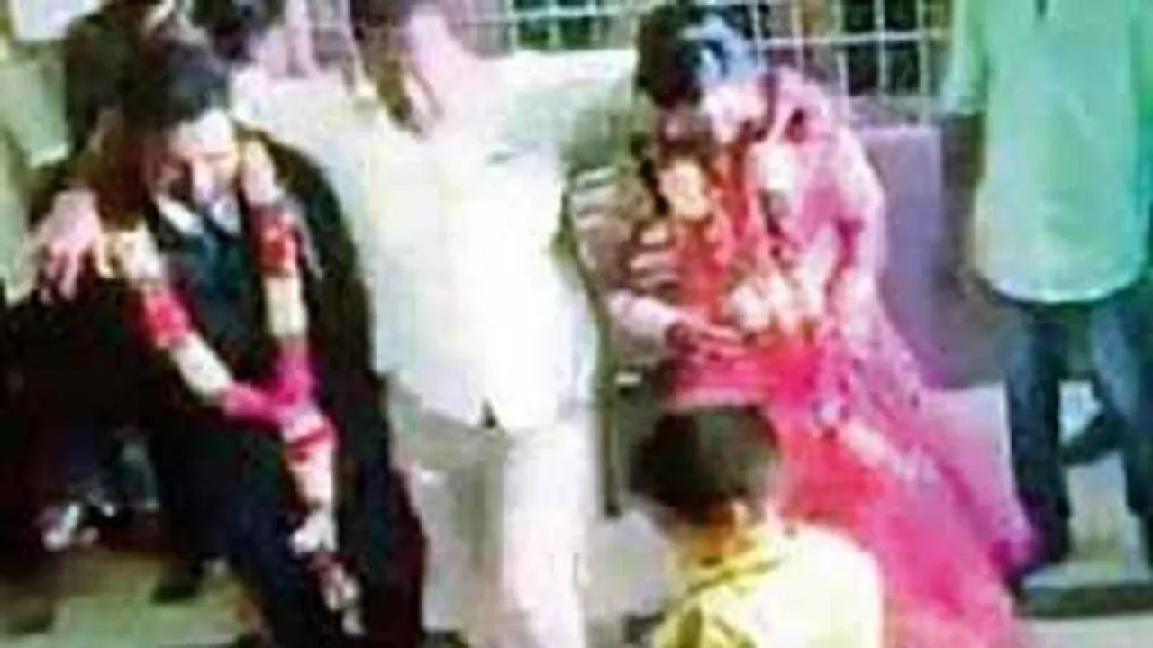 Groom slaps bride for dancing, she marries her cousin