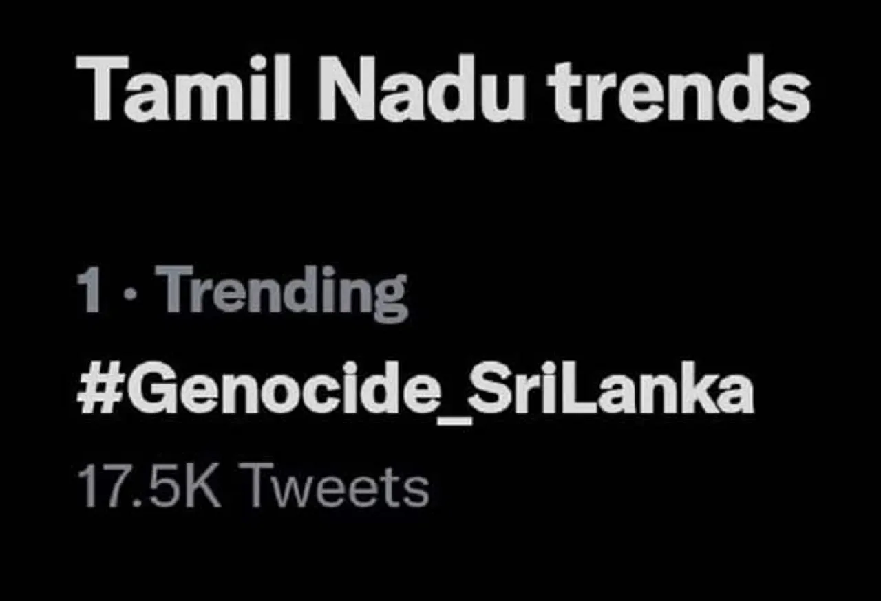 Why Genocide Sri Lanka is trending