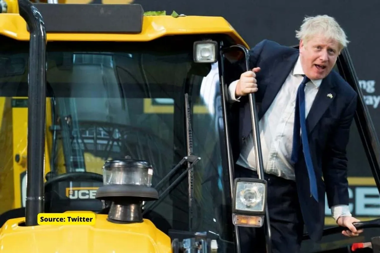 Boris Johnson on JCB