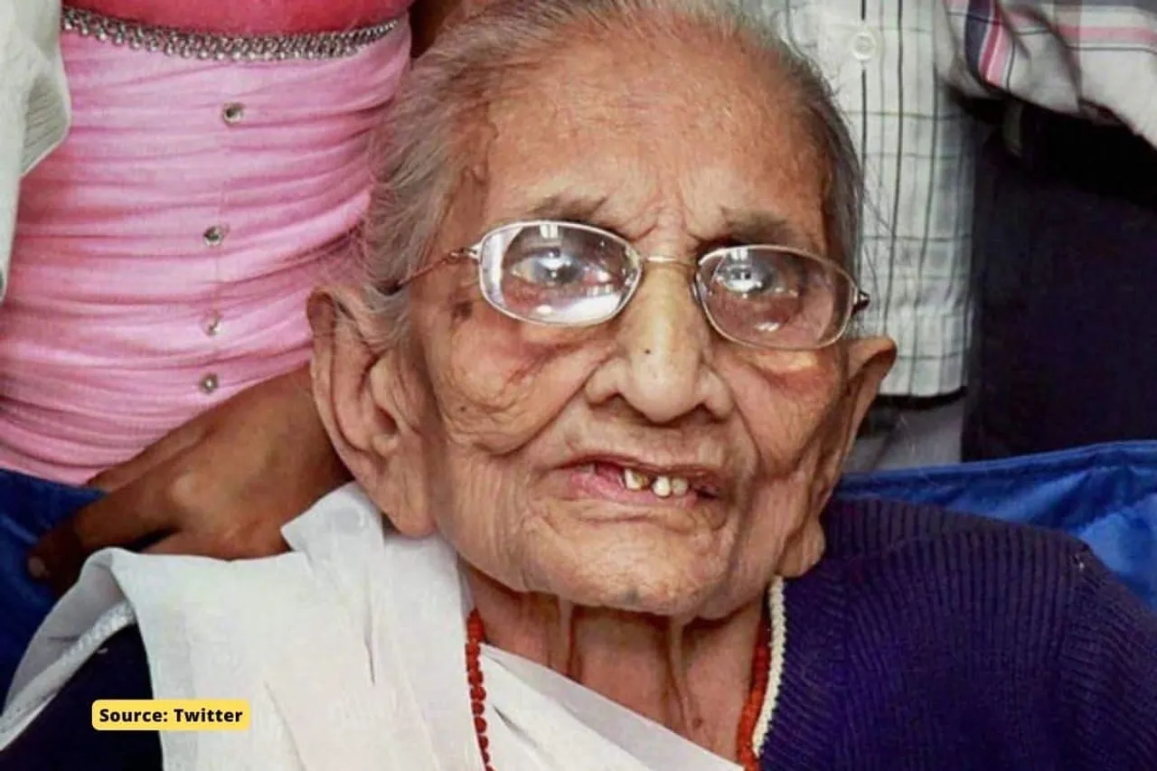 What is the real age of PM Narendra Modi’s mother Heeraben Modi?