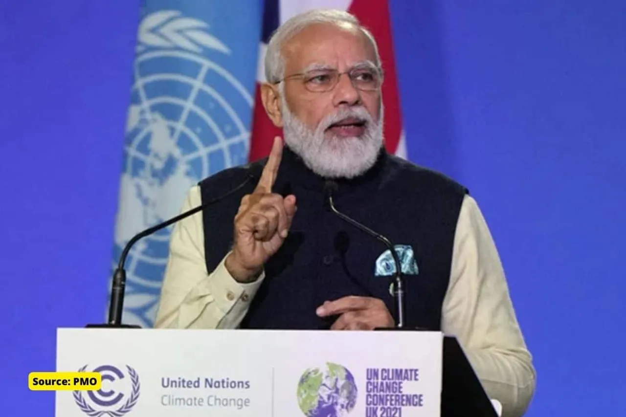 India aiming to climate goals, As PM Modi’s commitment at COP26