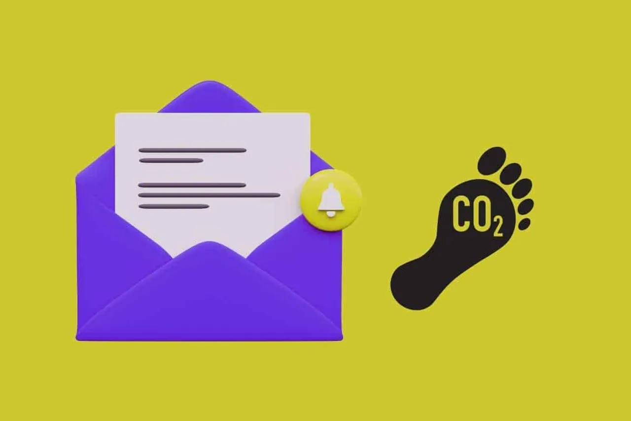 How emails leads to carbon emission