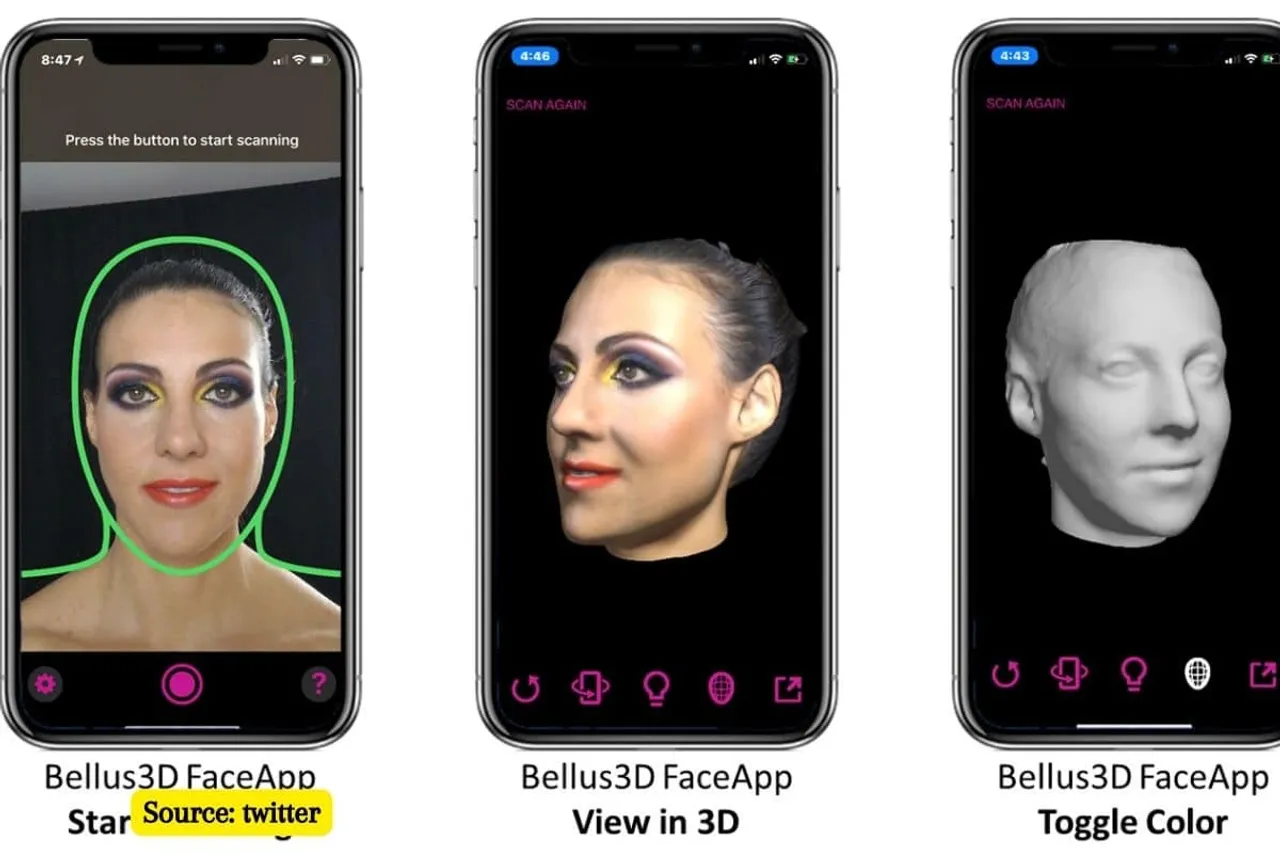 What is Apple’s truedepth API that enables AI photo app work?