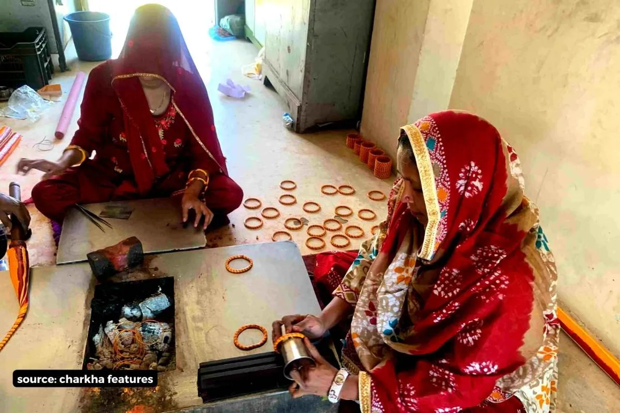 Women saving the artistic heritage of Rajasthan
