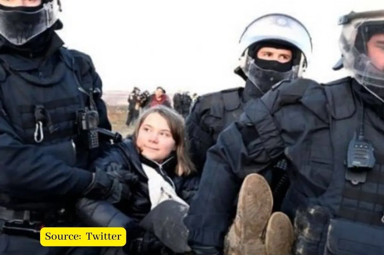 Lutzerath coal mine protests: Greta Thunberg detained
