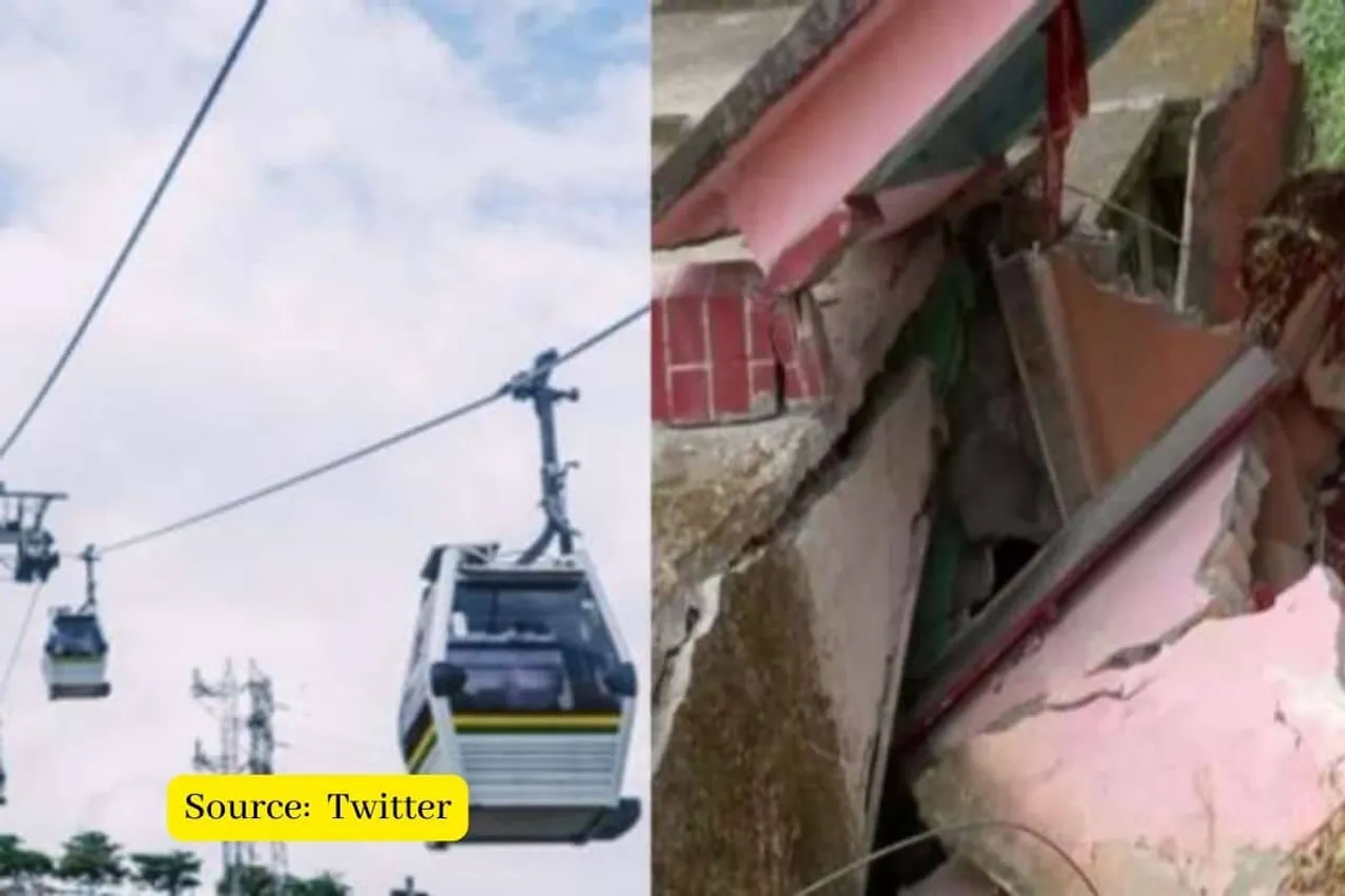 Joshimath Crisis: Ropeway service connecting Auli suspended