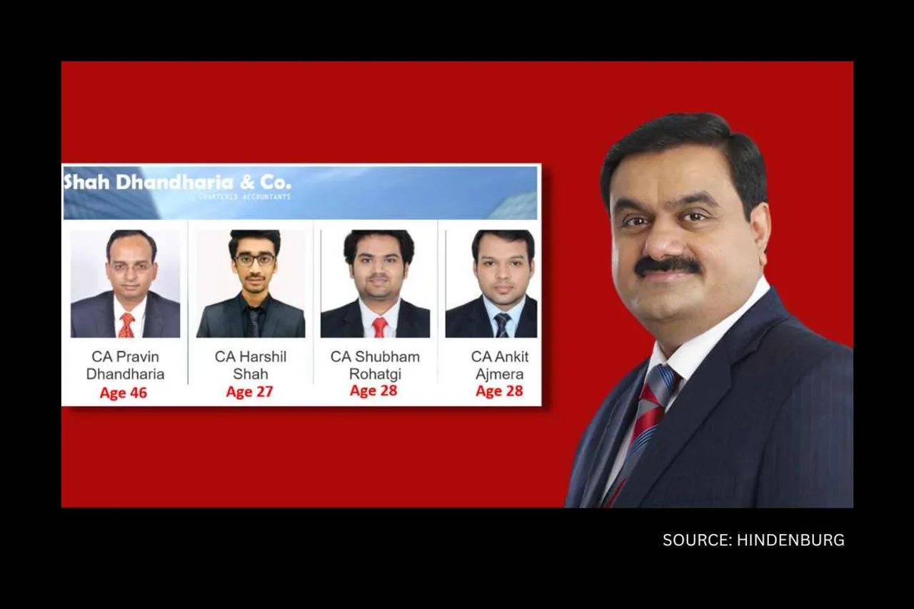 Shah Dhandharia & Co, a CA firm that audits the Adani group