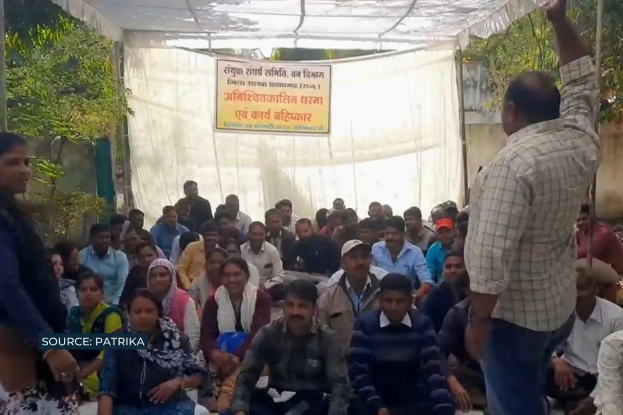 ranthambore forest workers strike