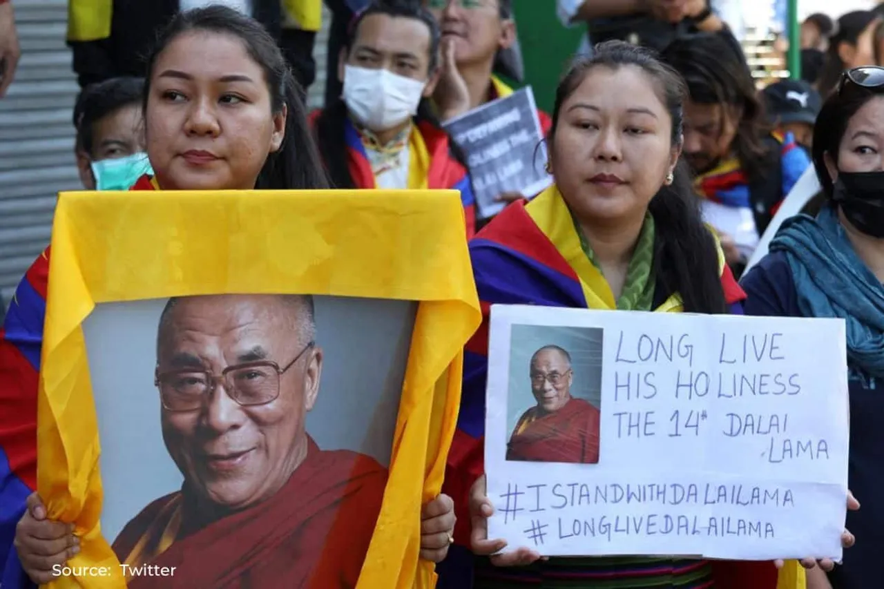 Ladakh stand with Dalai Lama on tongue kissing incident