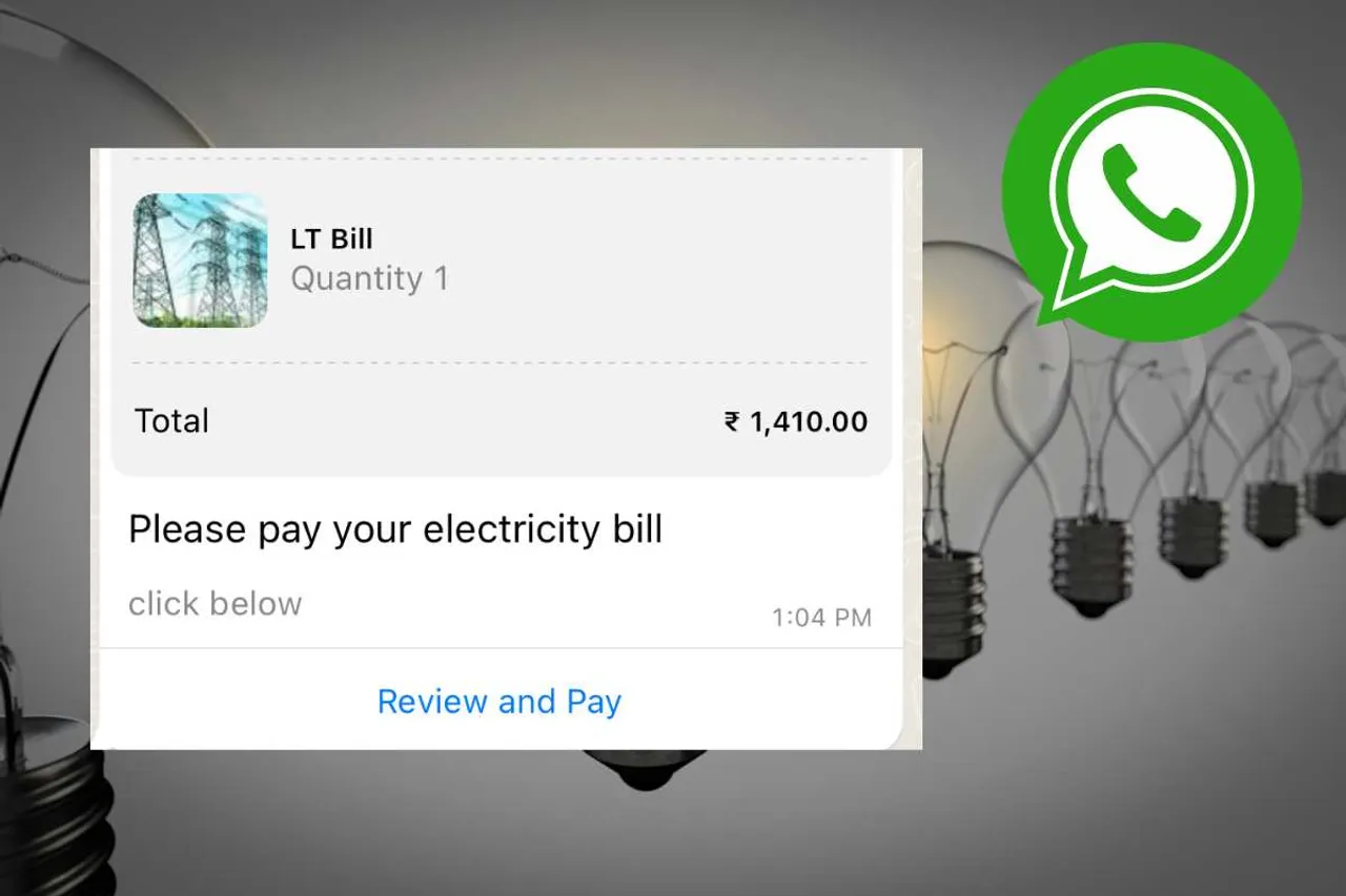 whatsapp electricity bill payment