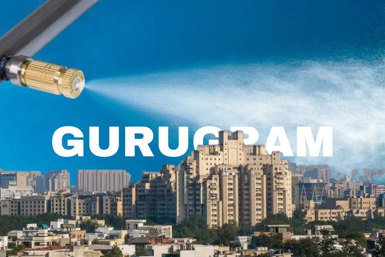 misting devices to be installed in Gurugram to curb pollution and heatwave