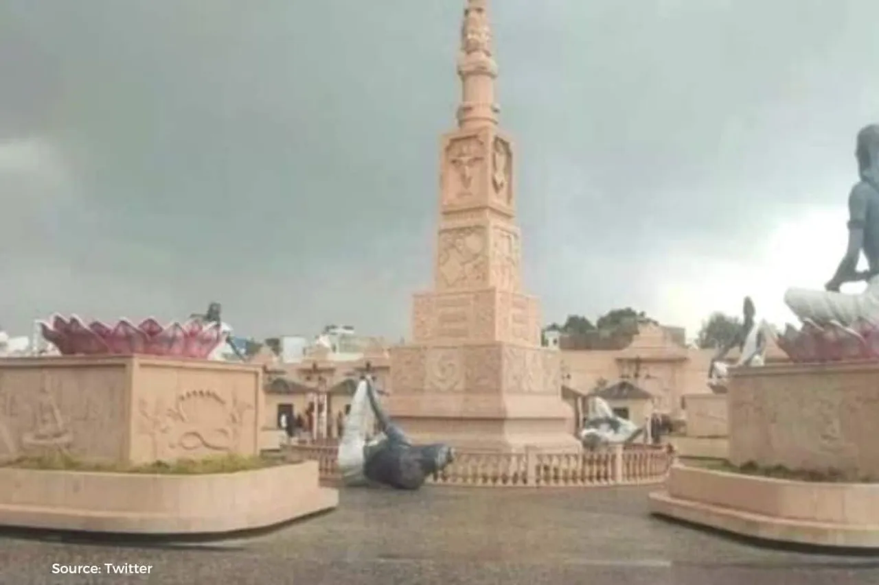Saptarishi idols damaged in Ujjain’s Mahakal lok, due to heavy storm