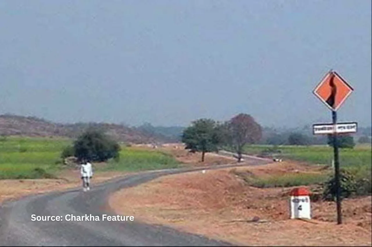 roads in Indian villages