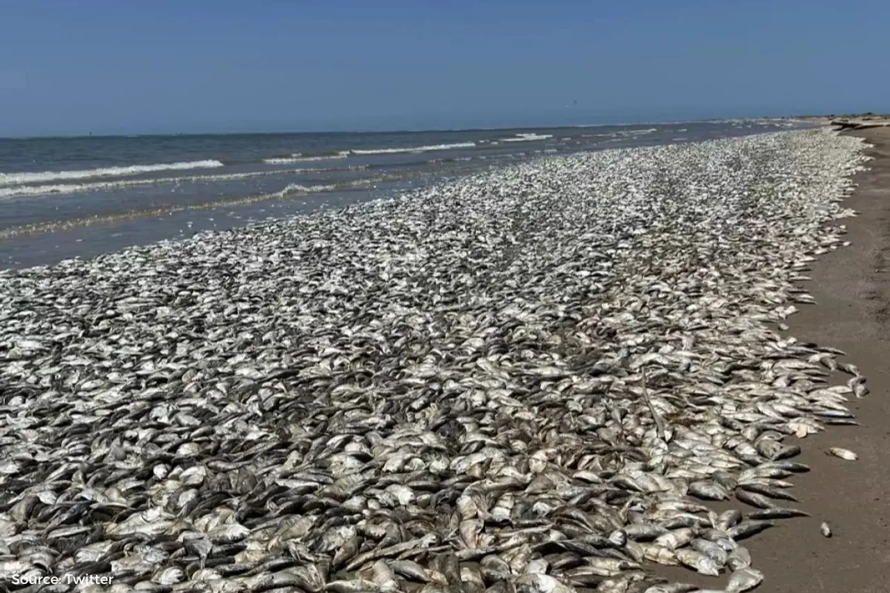 Why did thousands of dead fish wash up on Texas beaches?