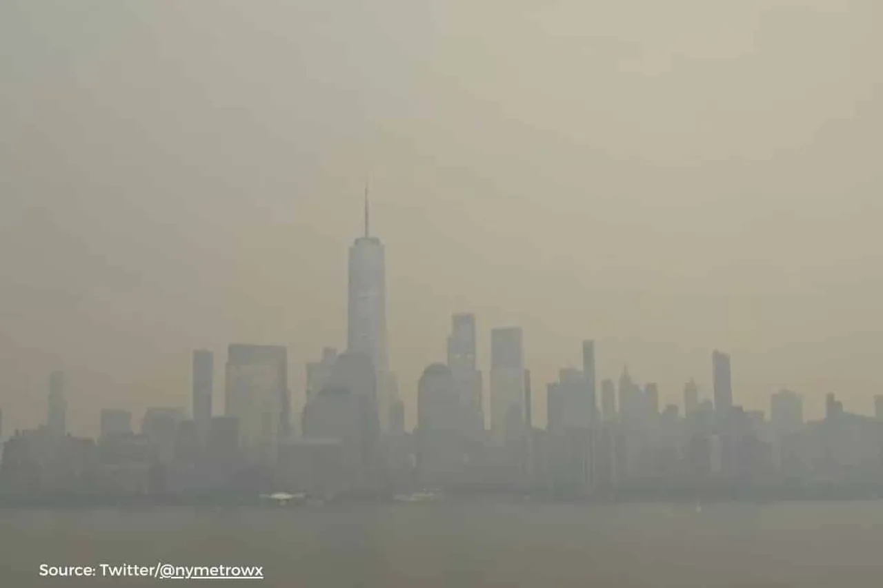 New York: Currently ranks as world's most polluted major city