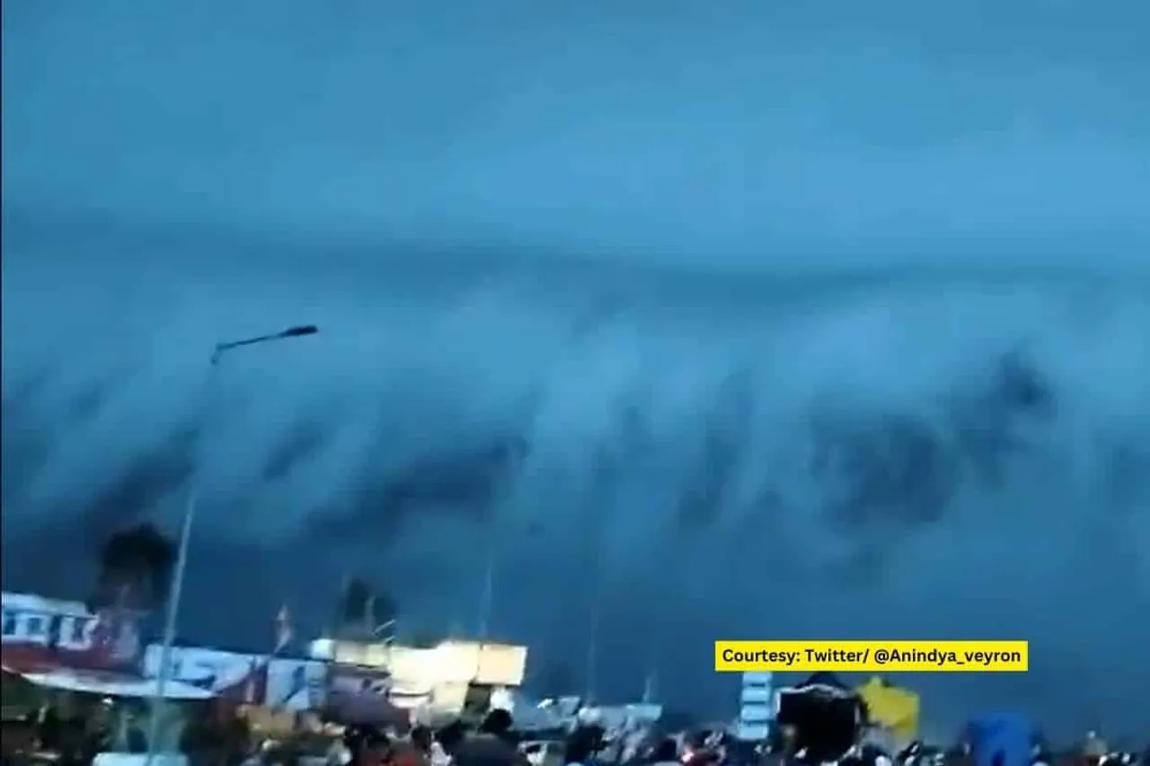 shelf clouds in haridwar