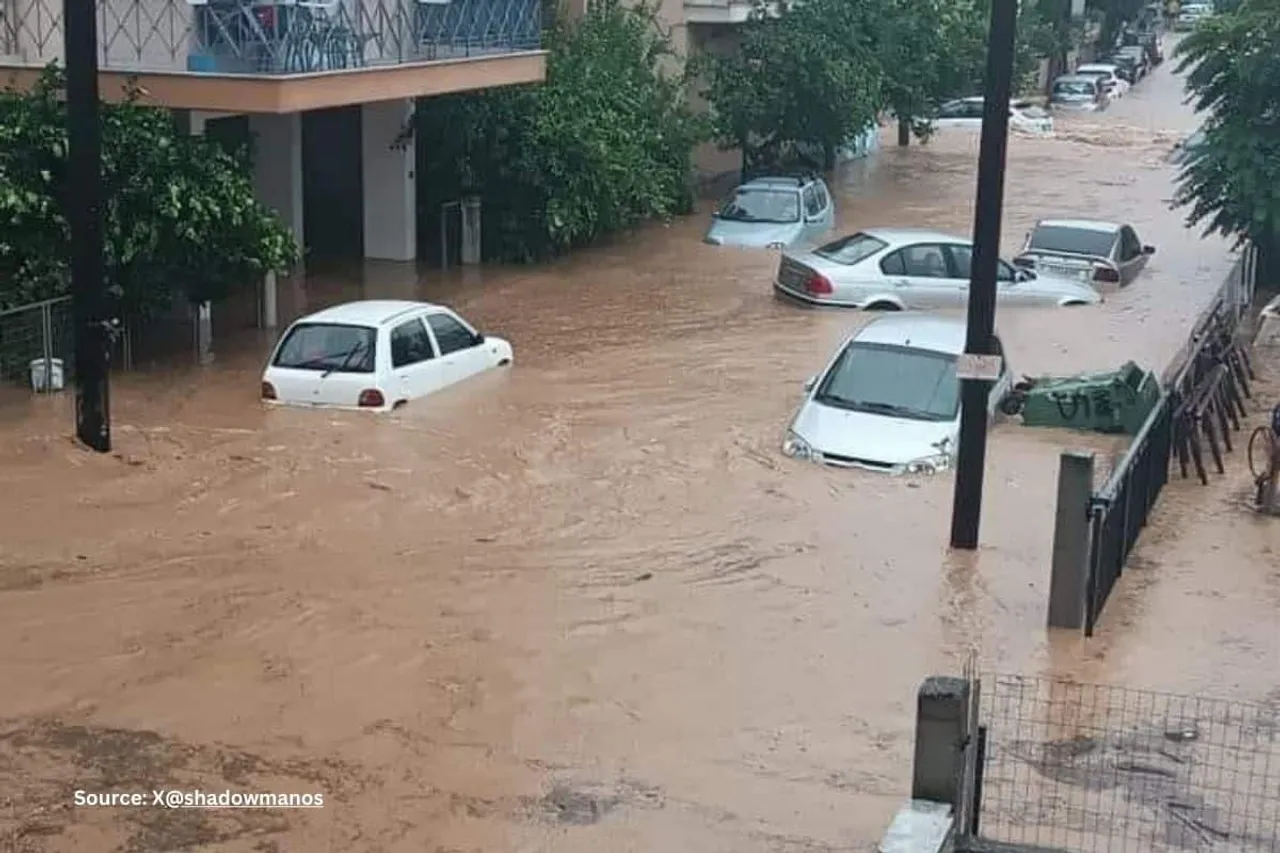 Shocking: Three years worth of rain fell within two days in Greece