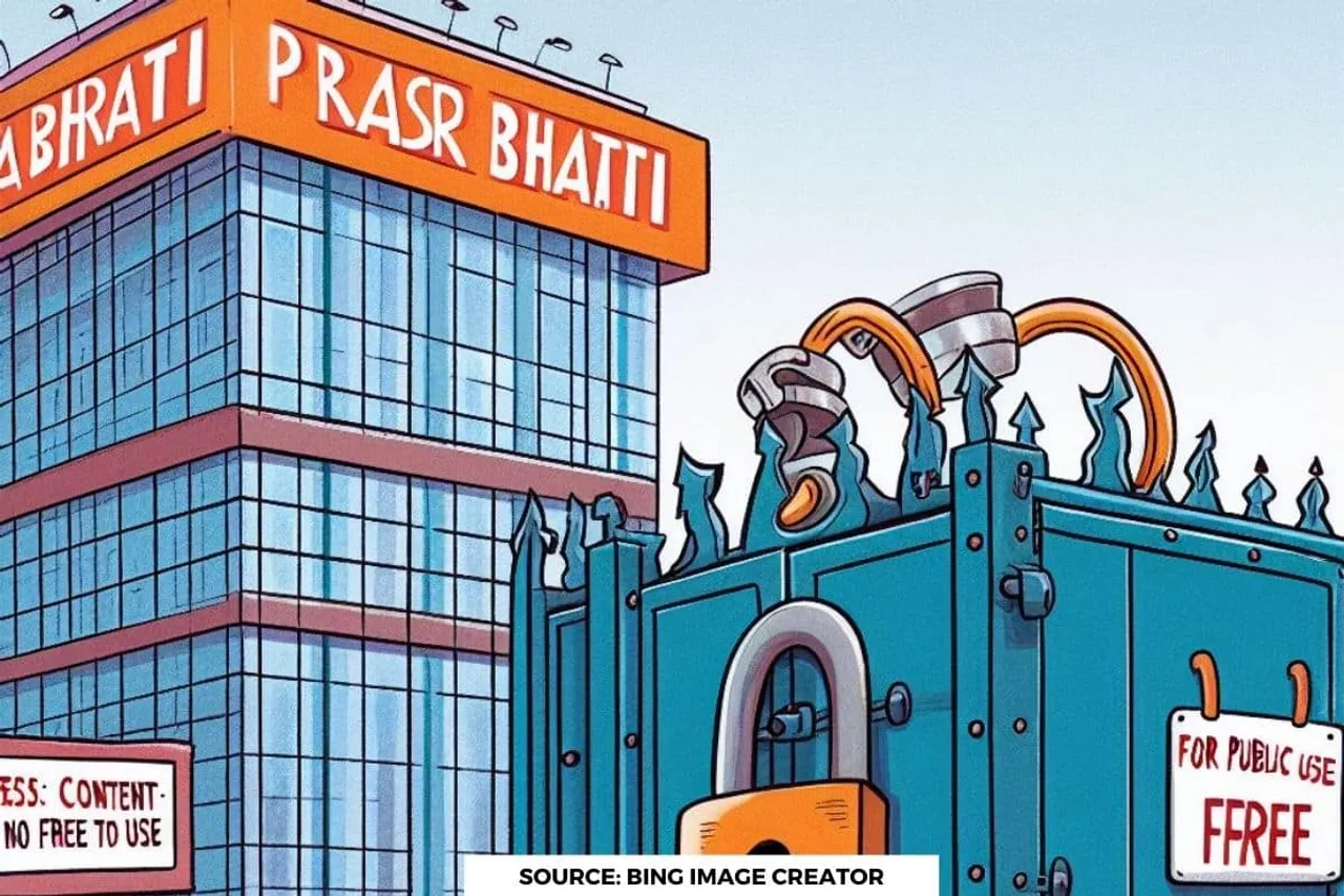 Why Prasar Bharti's content is not free to use?