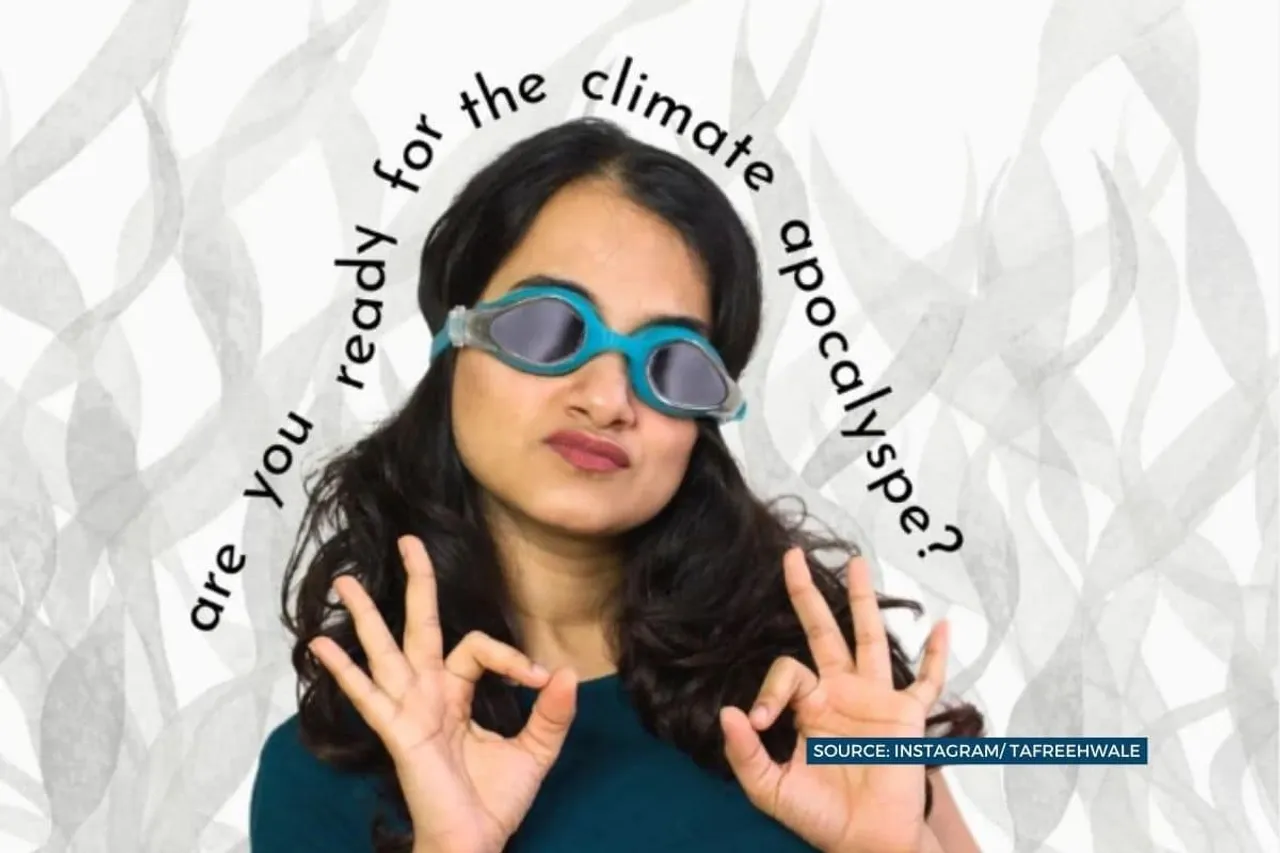 meghana a theatre artist talking about climate anxiety