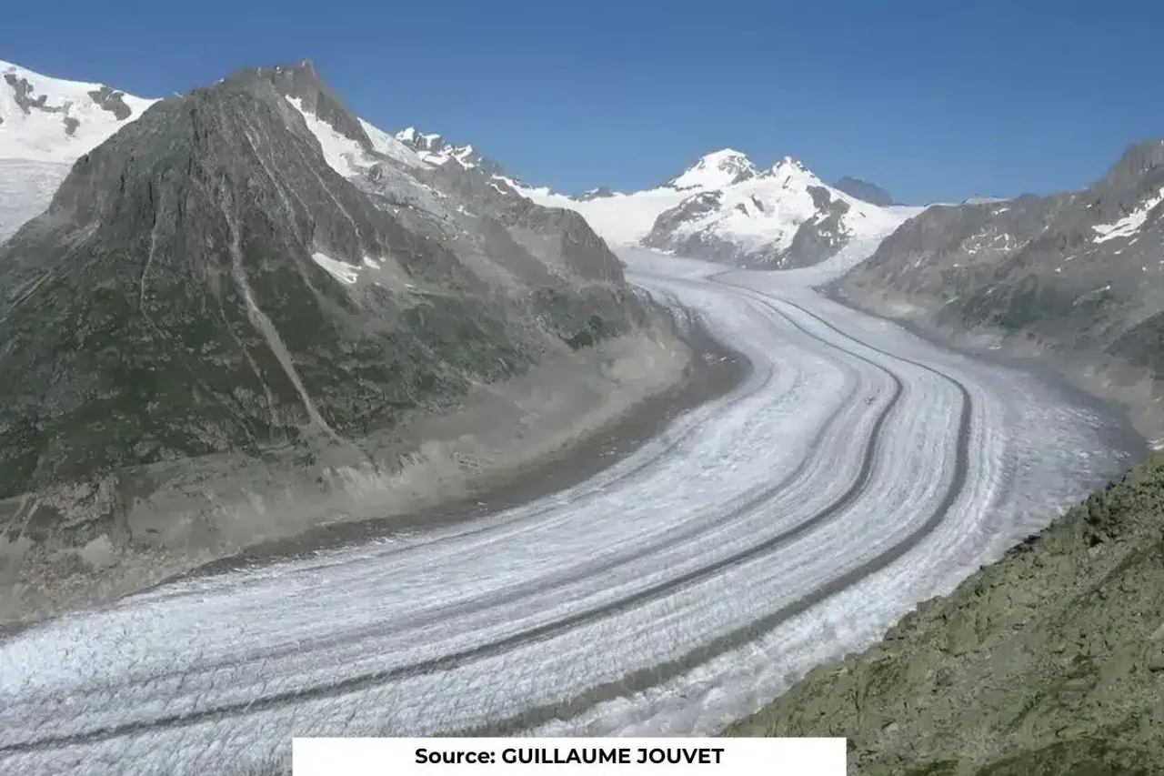 50% of all ice in the Alps will have disappeared in 26 years