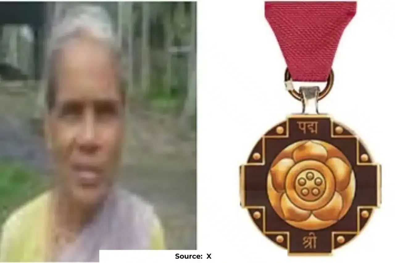Who is K Chellammal received Padma Shri Award for organic farming?