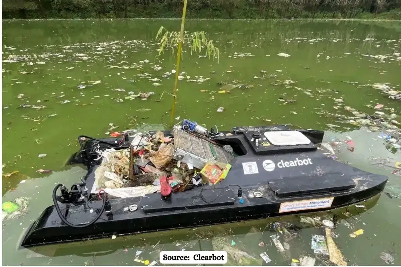 Solar-powered Robot Boats startup Clearbot, clearing pollution in India's waters