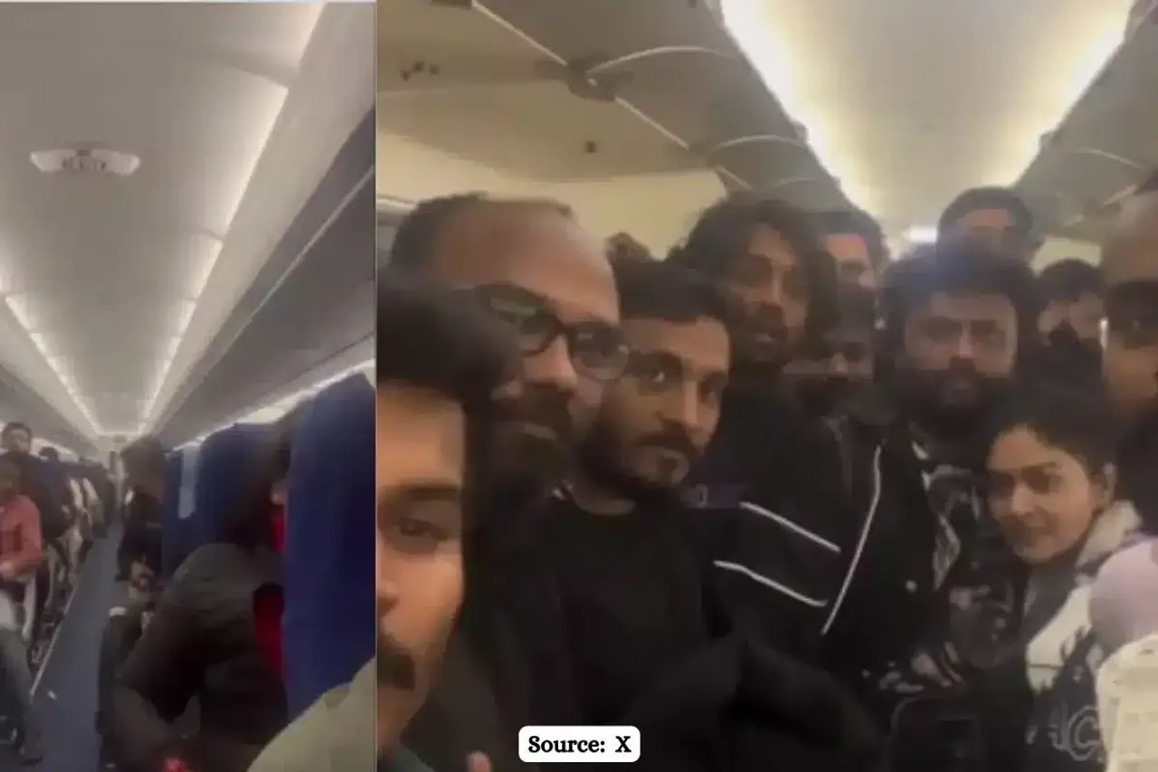 Delhi to Srinagar Indigo flight caught in a storm, watch turbulence video