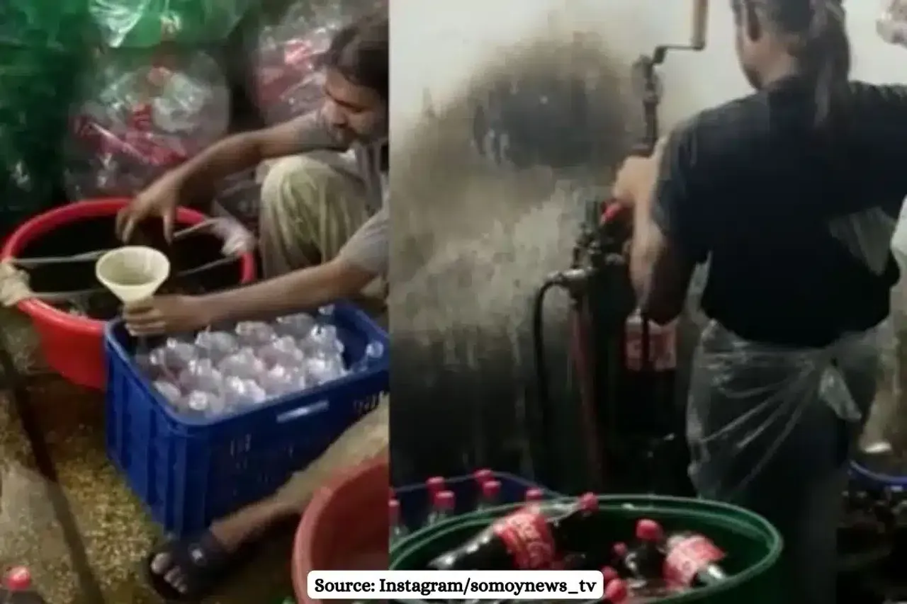 Fact Check of viral video of making fake Coca-Cola and Pepsi