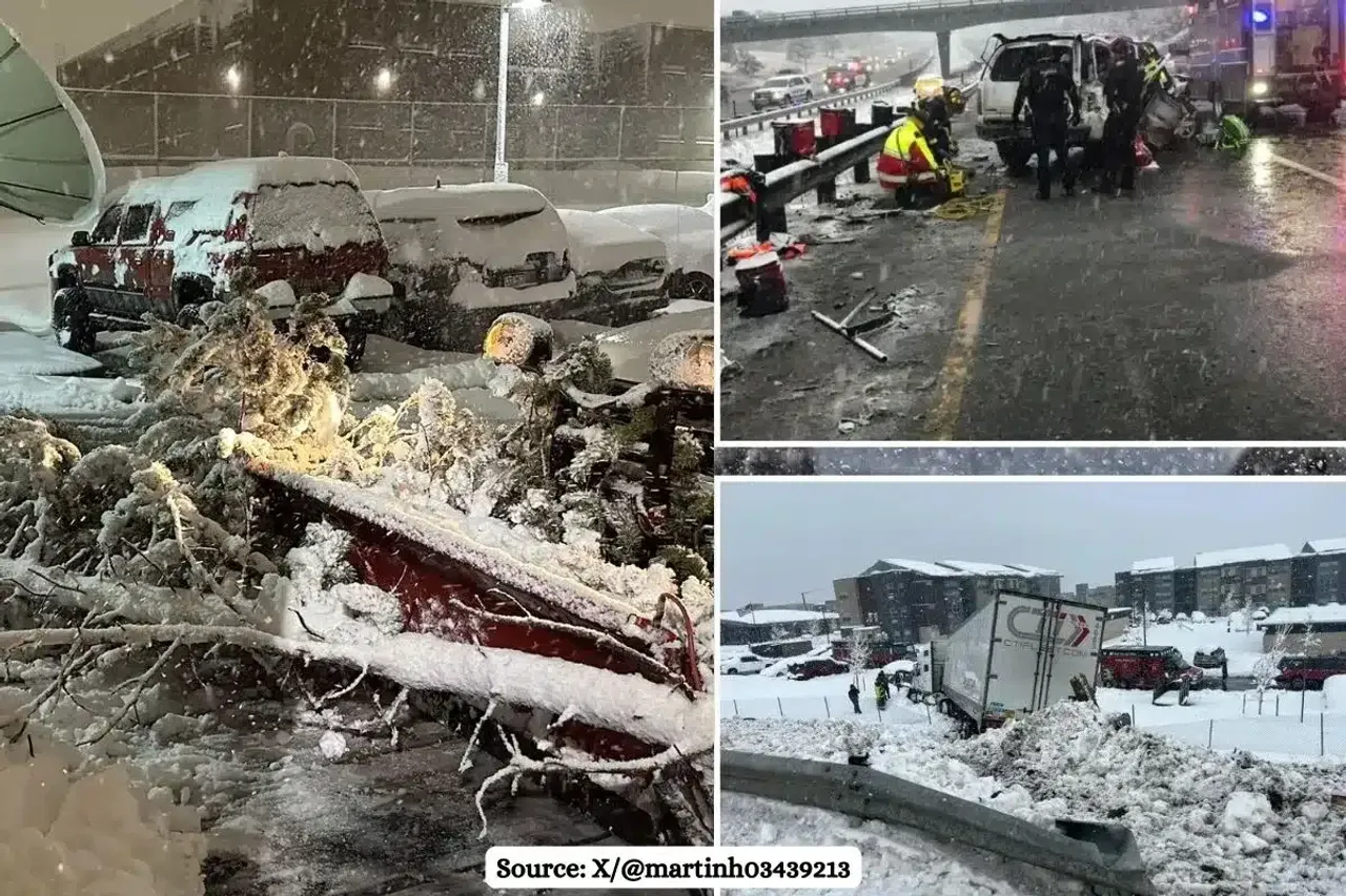 Denver Hit by biggest winter storm, hundreds of flights cancelled
