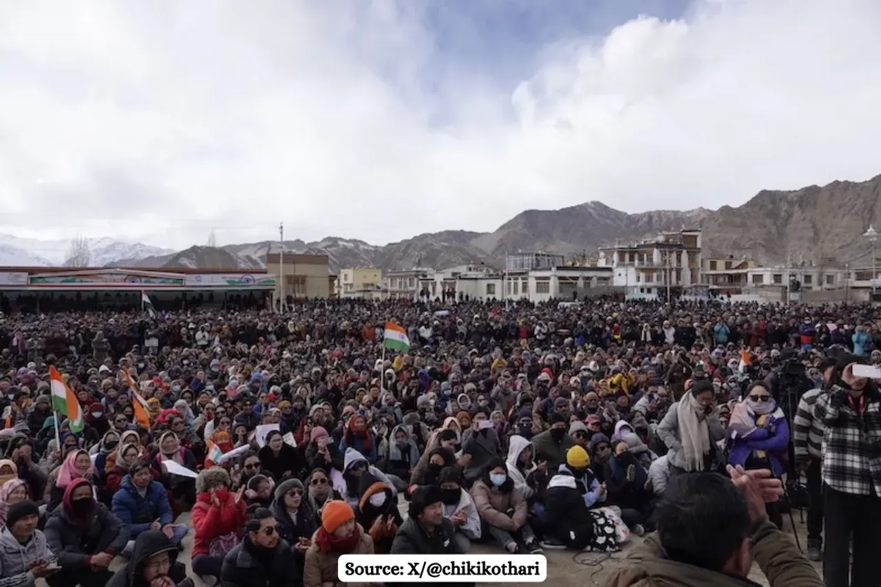 Protests in Ladakh enter third week as locals seek protection of fragile ecology