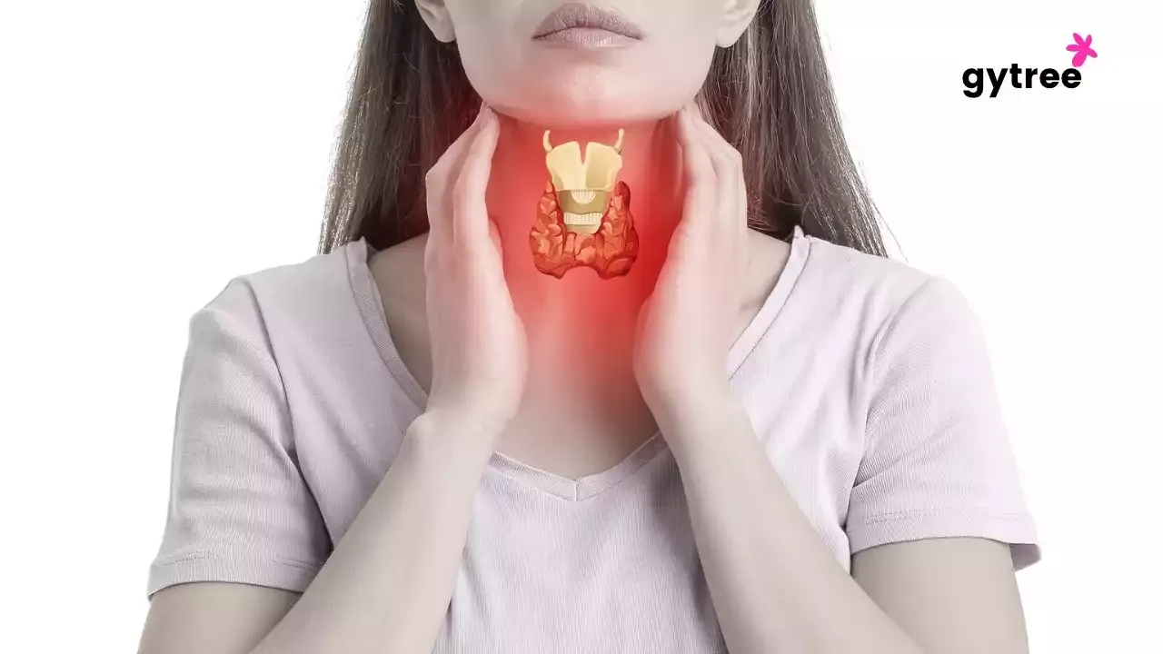 Thyroid disease symptoms in women.